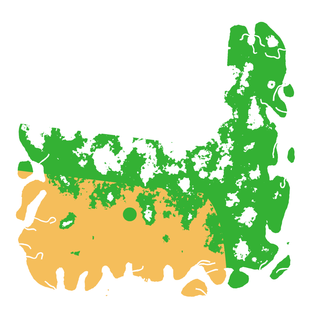 Biome Rust Map: Procedural Map, Size: 6000, Seed: 562642