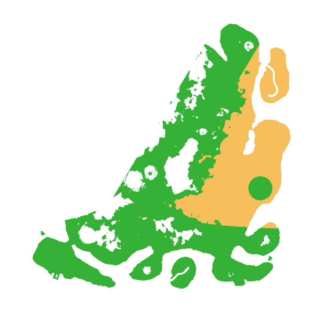 Biome Rust Map: Procedural Map, Size: 3450, Seed: 876554