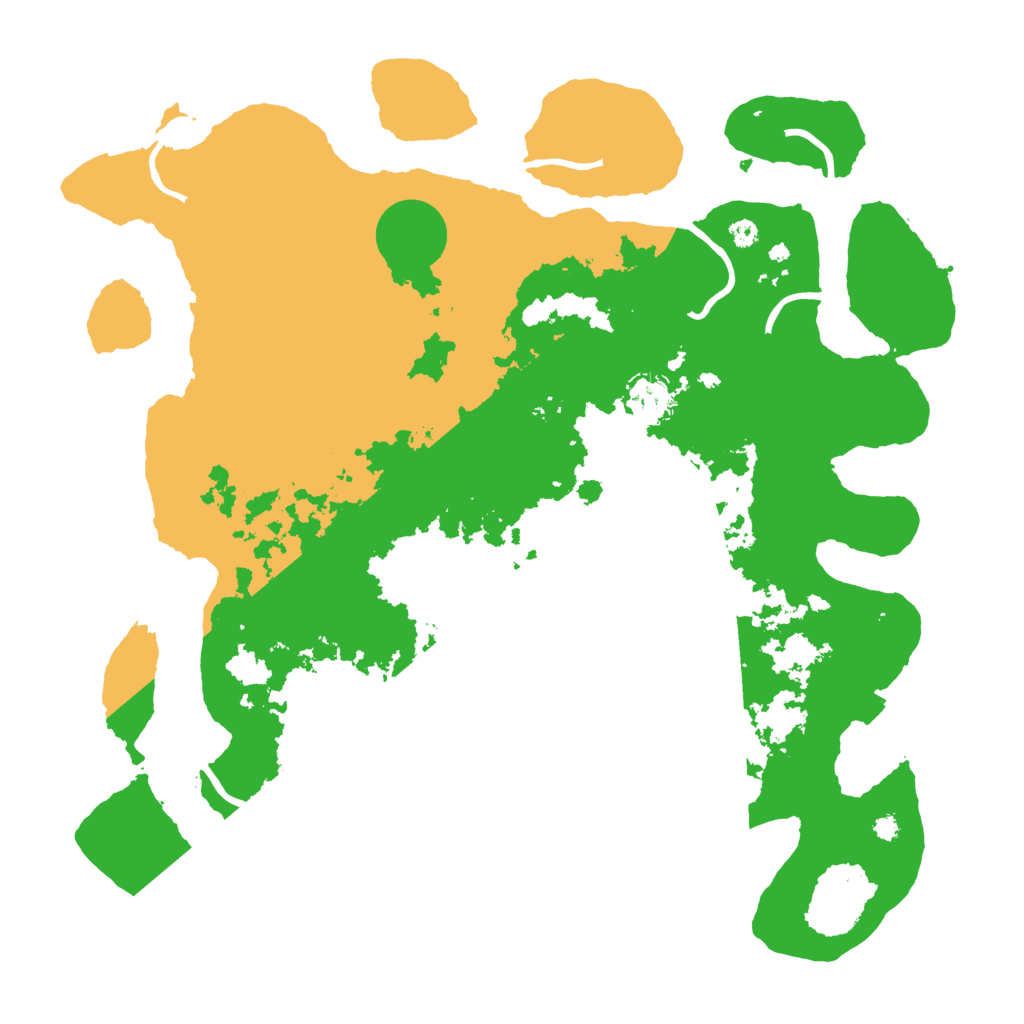 Biome Rust Map: Procedural Map, Size: 3800, Seed: 66420