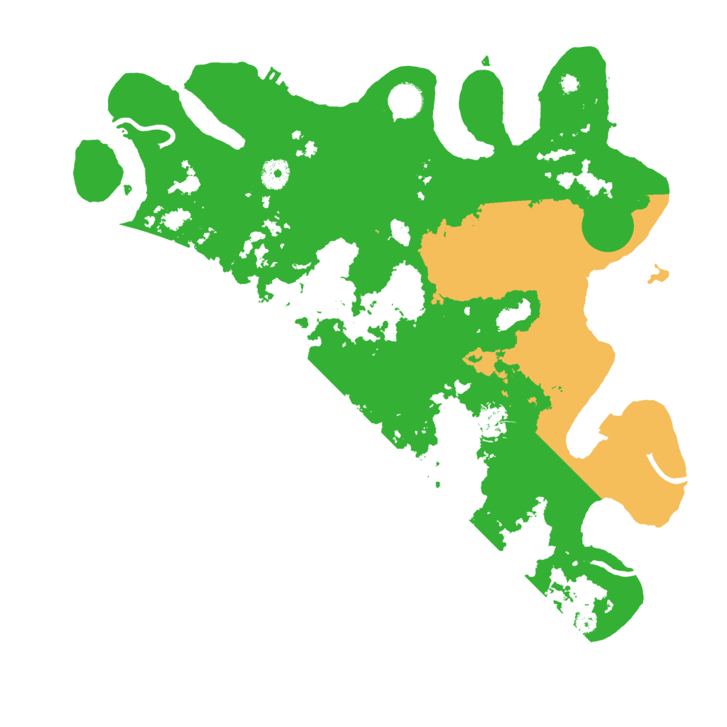 Biome Rust Map: Procedural Map, Size: 3700, Seed: 38788508