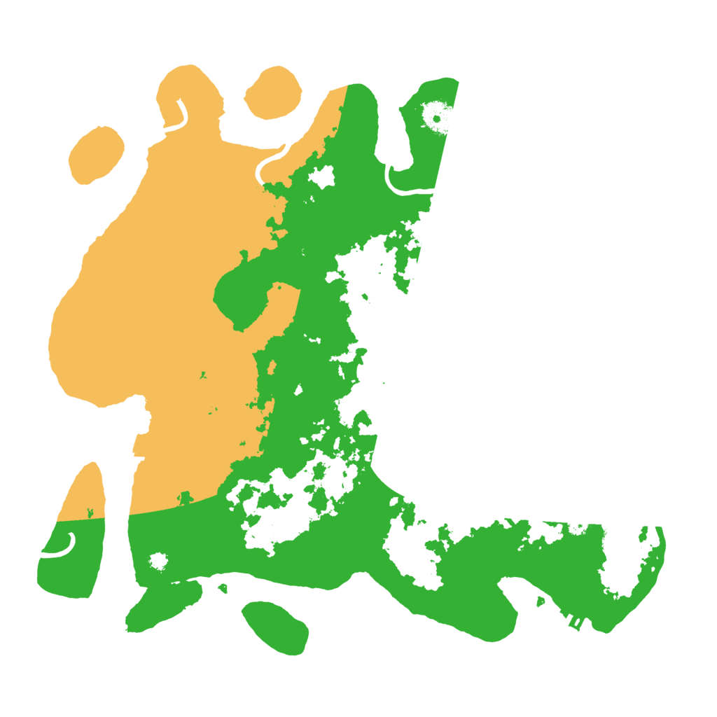 Biome Rust Map: Procedural Map, Size: 3650, Seed: 15410550