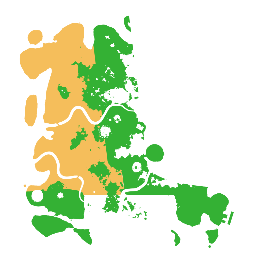 Biome Rust Map: Procedural Map, Size: 3950, Seed: 75682814