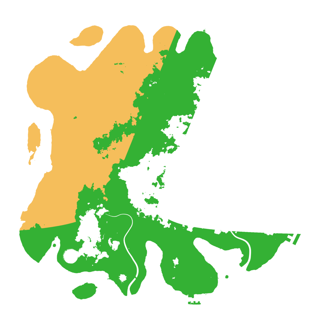 Biome Rust Map: Procedural Map, Size: 3850, Seed: 78275710