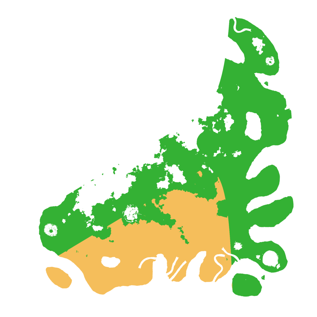 Biome Rust Map: Procedural Map, Size: 3650, Seed: 37885736