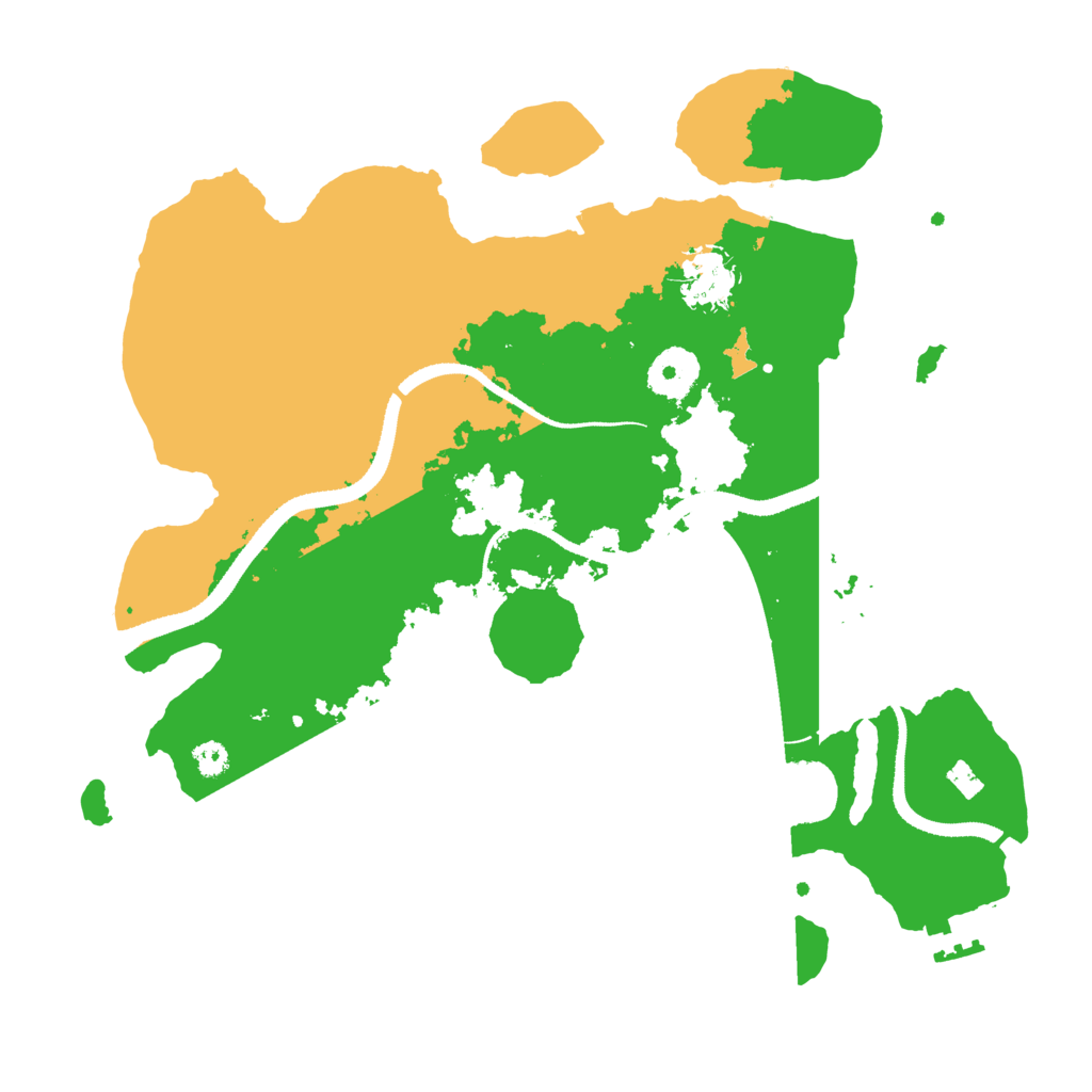 Biome Rust Map: Procedural Map, Size: 3250, Seed: 1031
