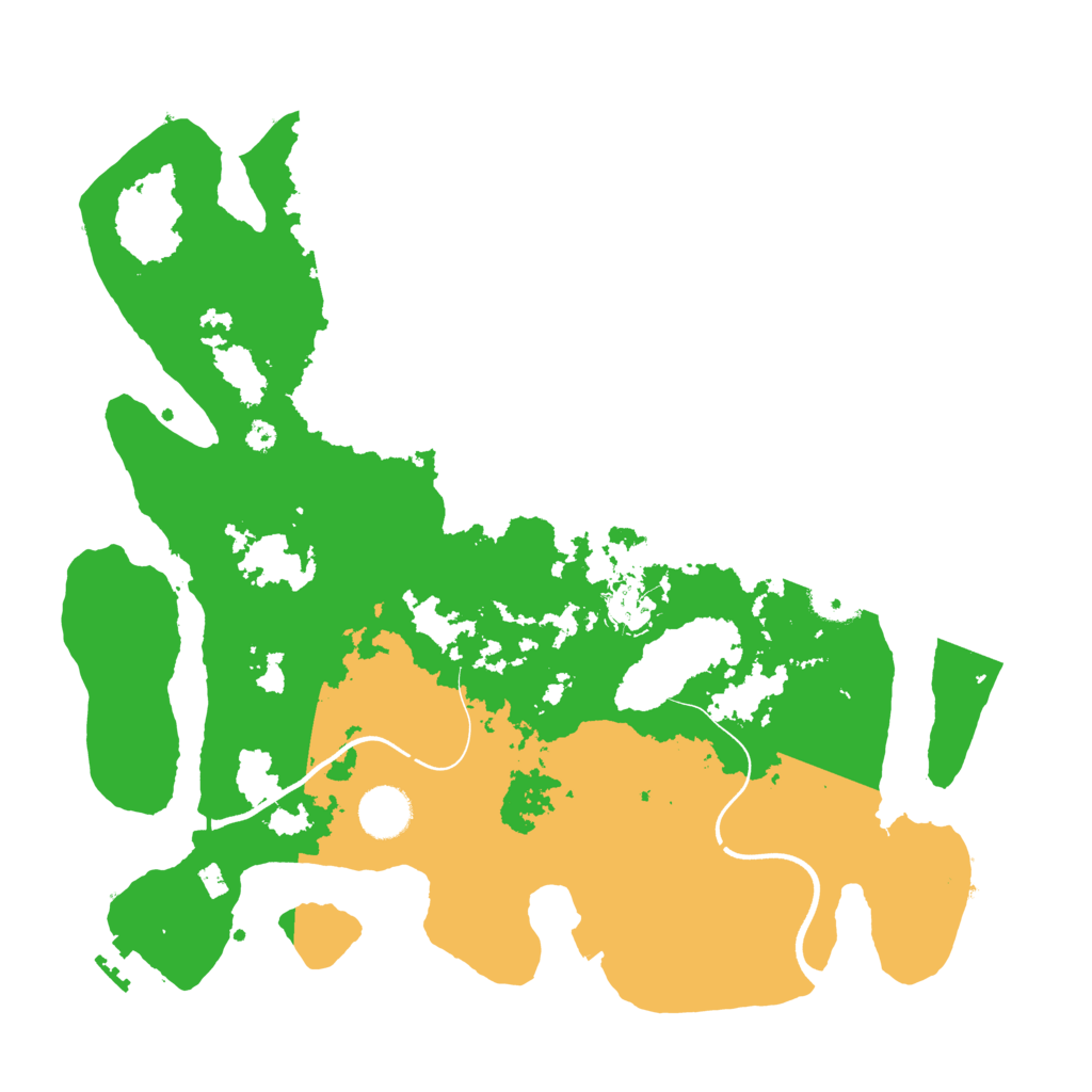 Biome Rust Map: Procedural Map, Size: 3650, Seed: 6216450