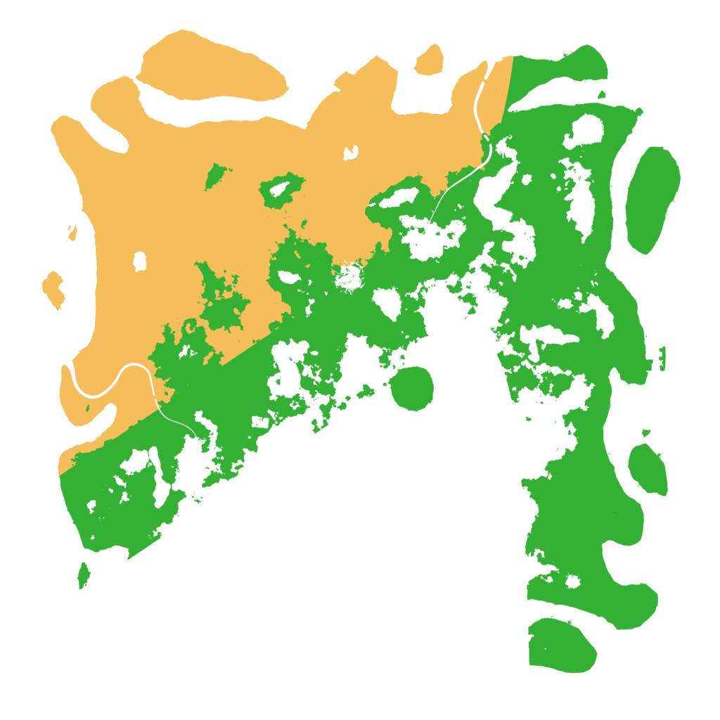 Biome Rust Map: Procedural Map, Size: 4500, Seed: 279478328