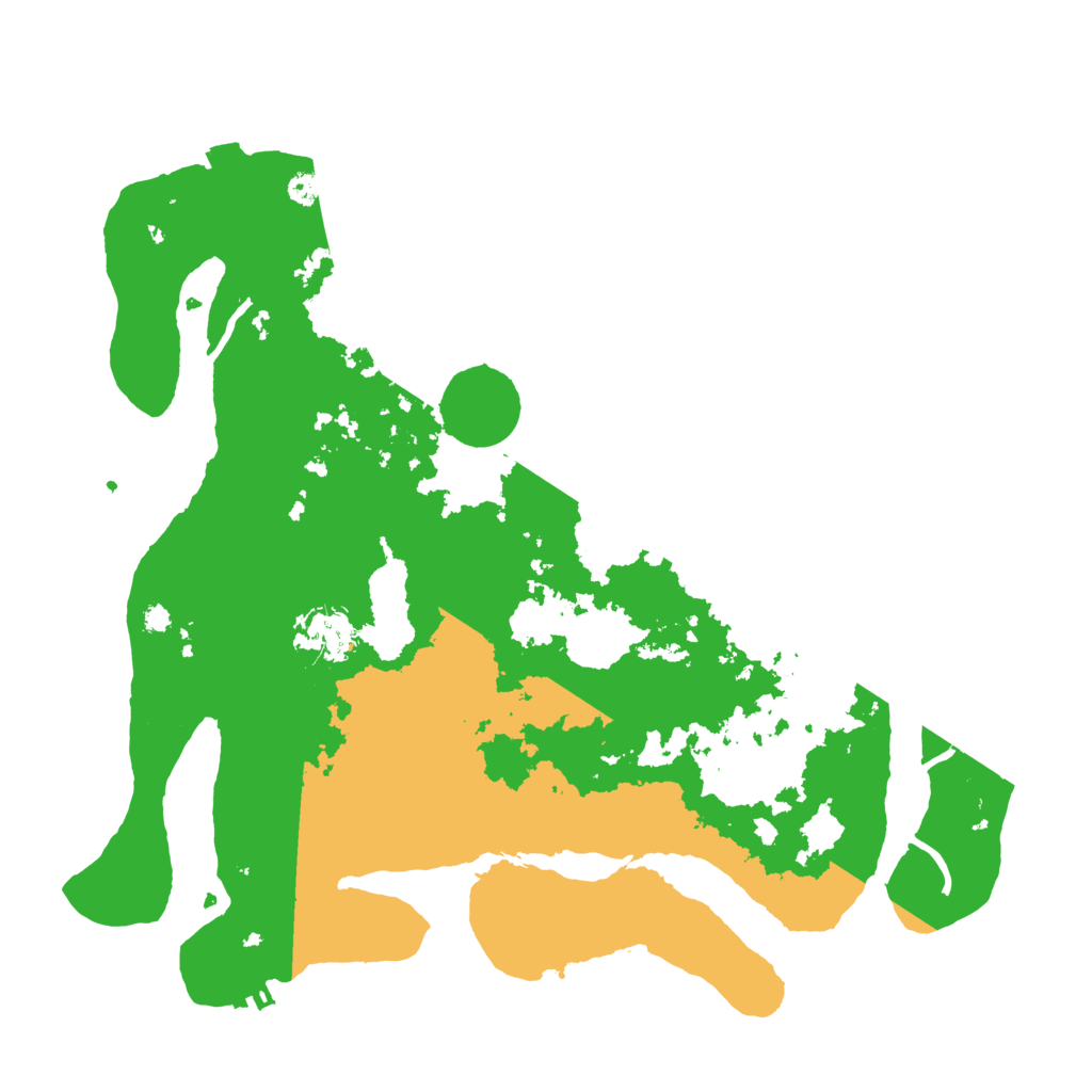 Biome Rust Map: Procedural Map, Size: 3650, Seed: 6168125