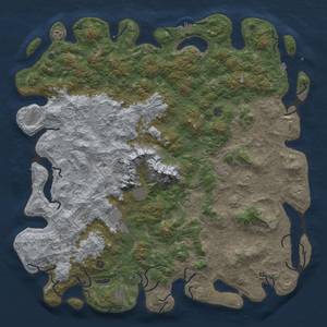 Thumbnail Rust Map: Procedural Map, Size: 6000, Seed: 2024, 19 Monuments