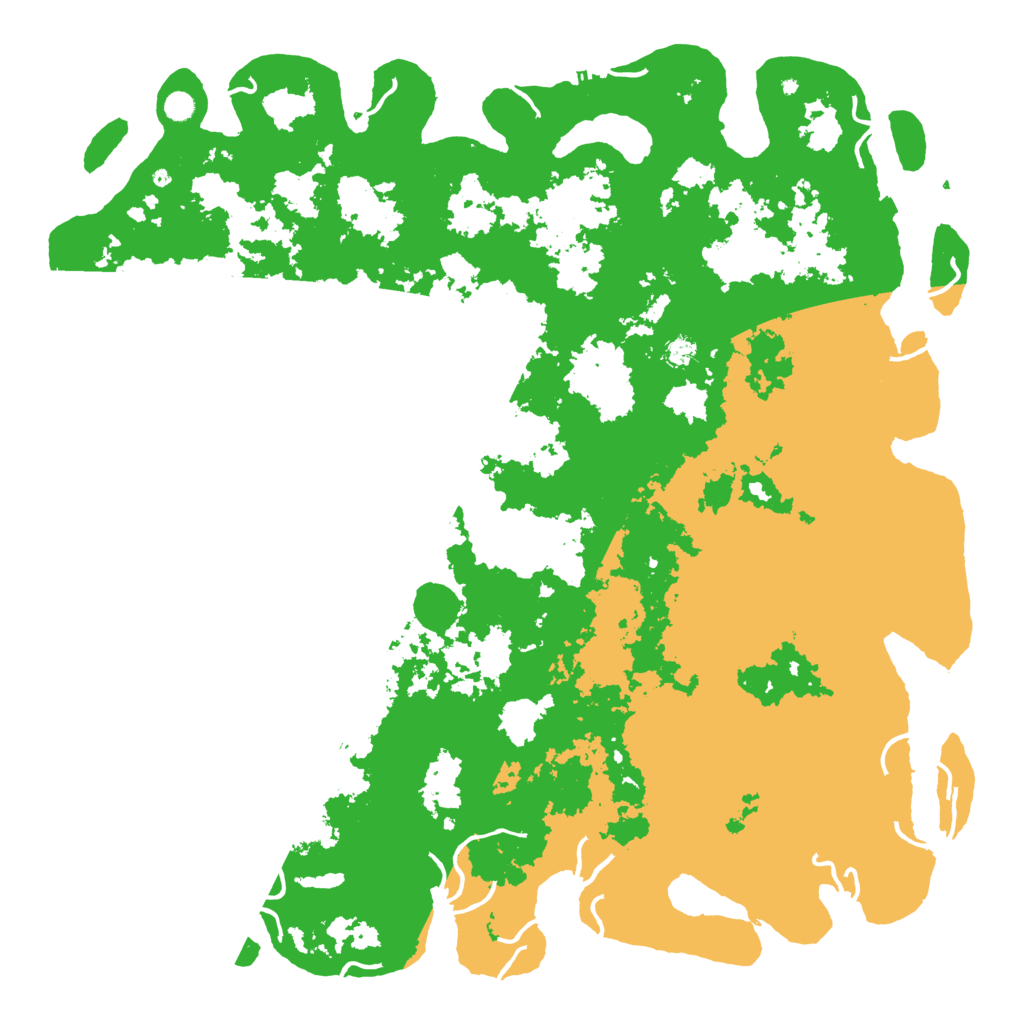 Biome Rust Map: Procedural Map, Size: 6000, Seed: 2024