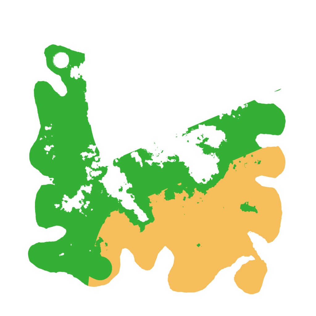 Biome Rust Map: Barren, Size: 3500, Seed: 483749978