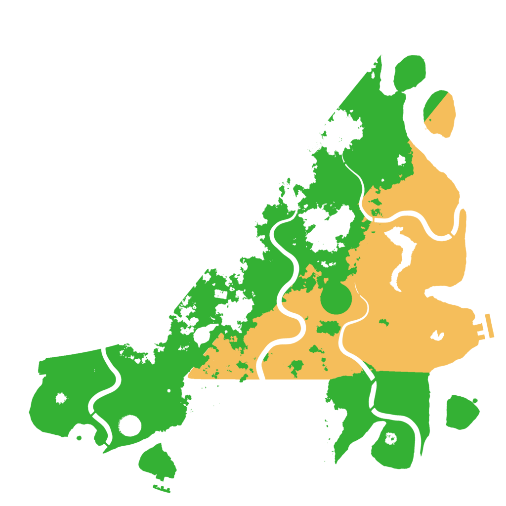 Biome Rust Map: Procedural Map, Size: 4250, Seed: 45544545