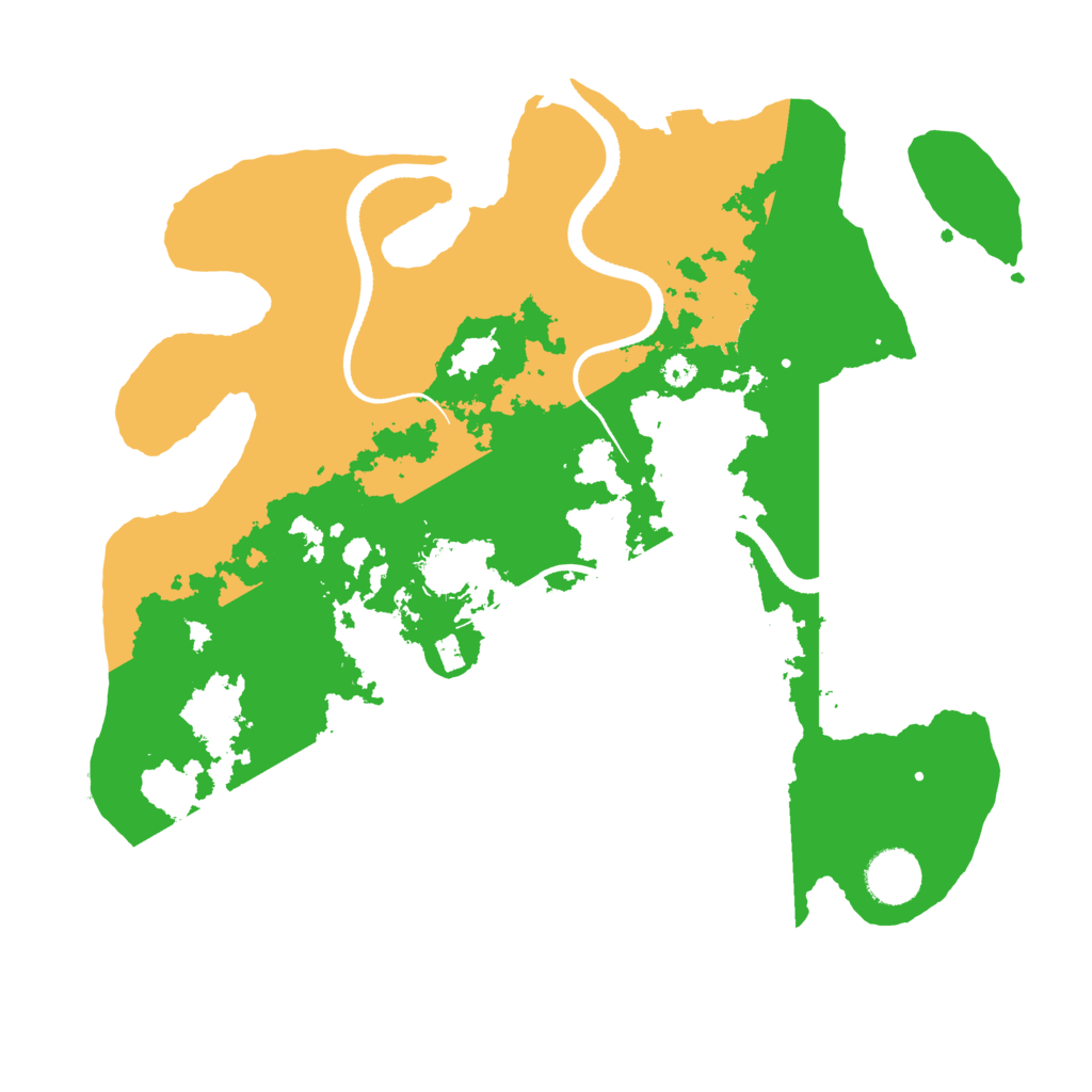 Biome Rust Map: Procedural Map, Size: 3450, Seed: 57885821