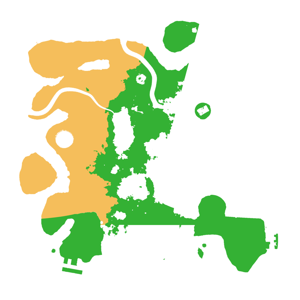 Biome Rust Map: Procedural Map, Size: 3000, Seed: 11746