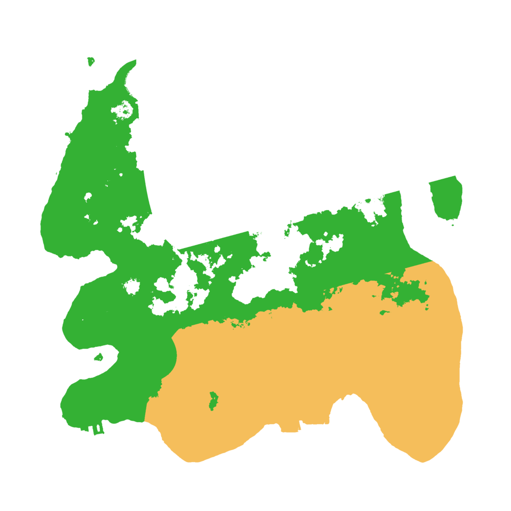 Biome Rust Map: Procedural Map, Size: 3000, Seed: 97763