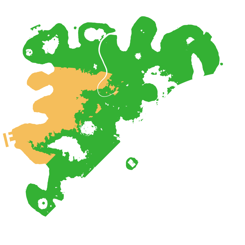 Biome Rust Map: Procedural Map, Size: 3550, Seed: 17311306