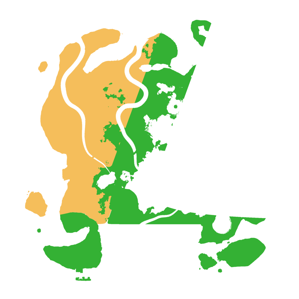 Biome Rust Map: Procedural Map, Size: 3000, Seed: 4270698