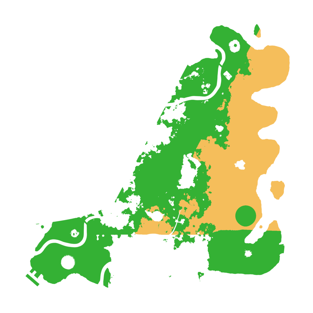 Biome Rust Map: Procedural Map, Size: 4000, Seed: 166038257