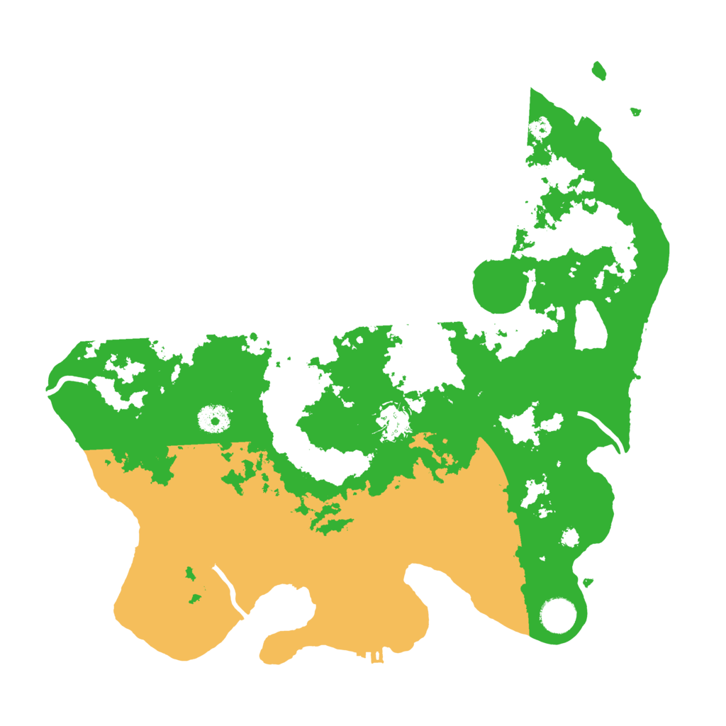 Biome Rust Map: Procedural Map, Size: 3600, Seed: 20300184
