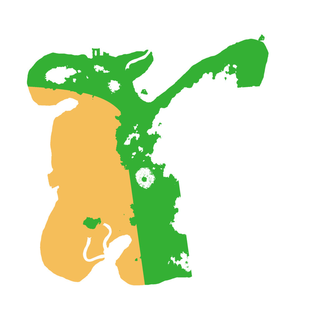 Biome Rust Map: Procedural Map, Size: 2500, Seed: 50457939