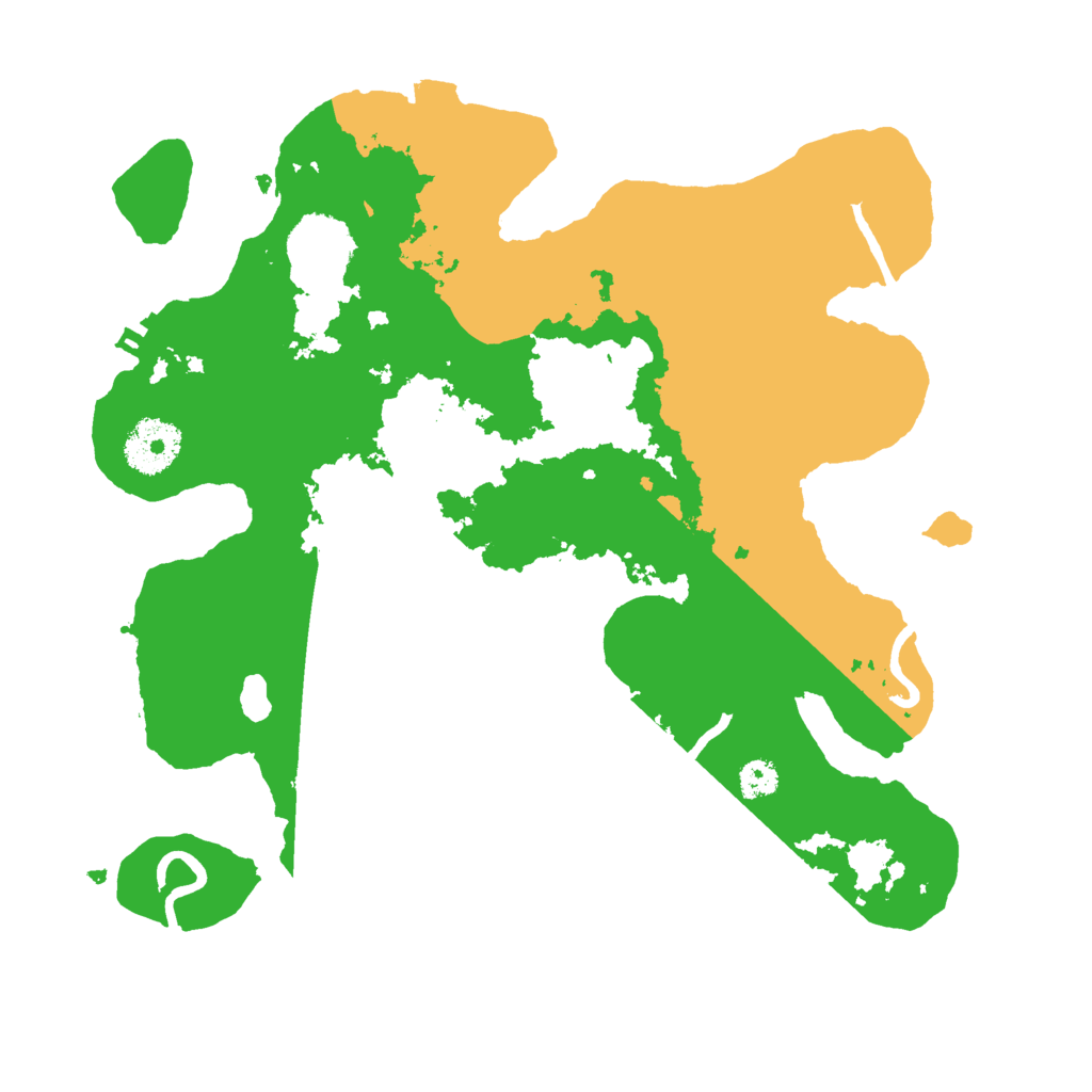 Biome Rust Map: Procedural Map, Size: 3000, Seed: 21287