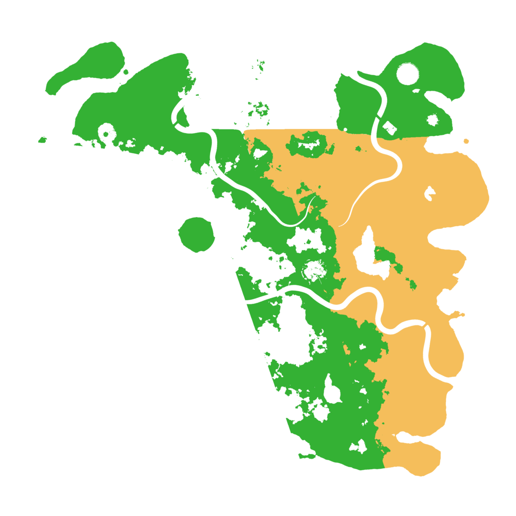 Biome Rust Map: Procedural Map, Size: 4100, Seed: 33660469