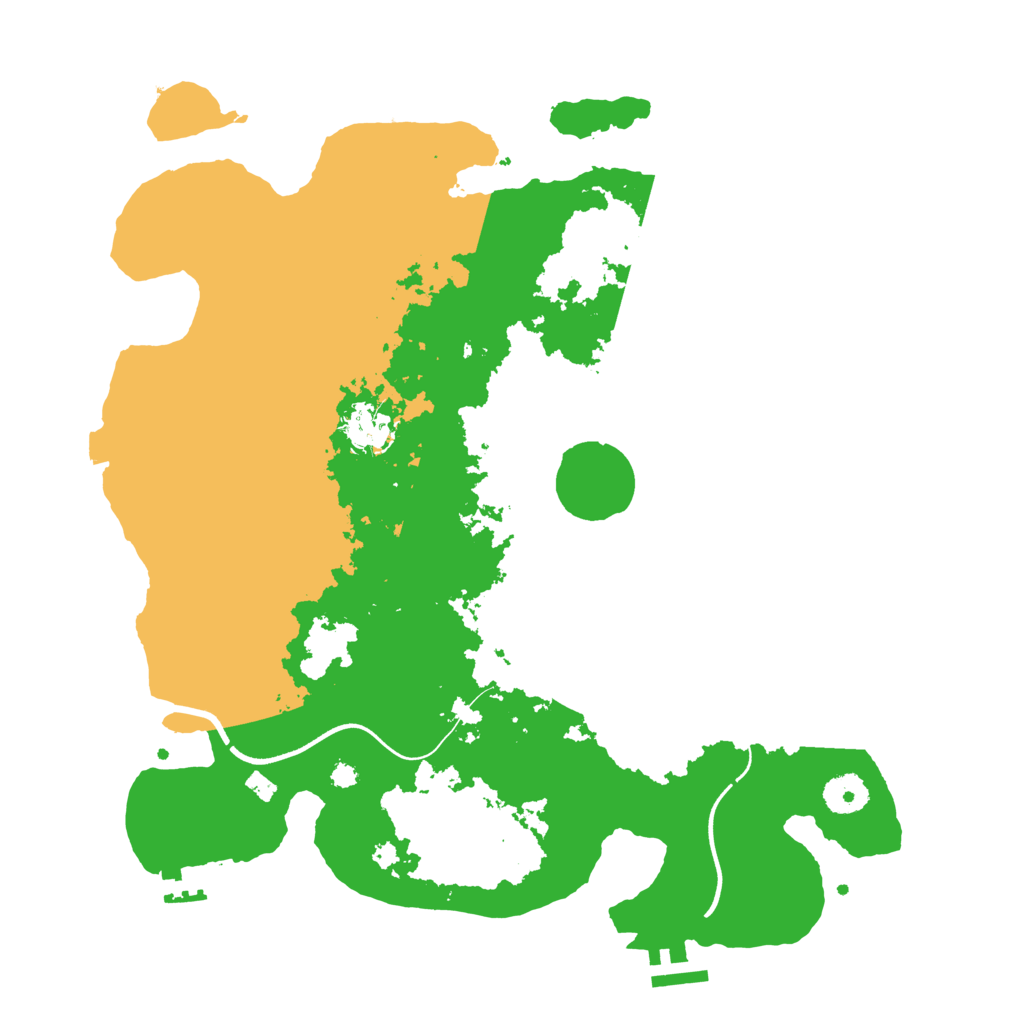 Biome Rust Map: Procedural Map, Size: 3650, Seed: 748752