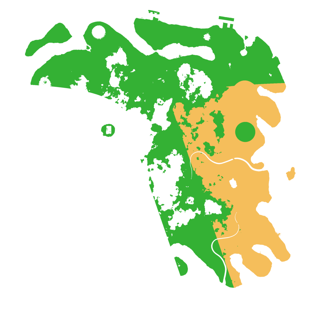 Biome Rust Map: Procedural Map, Size: 4100, Seed: 56861010