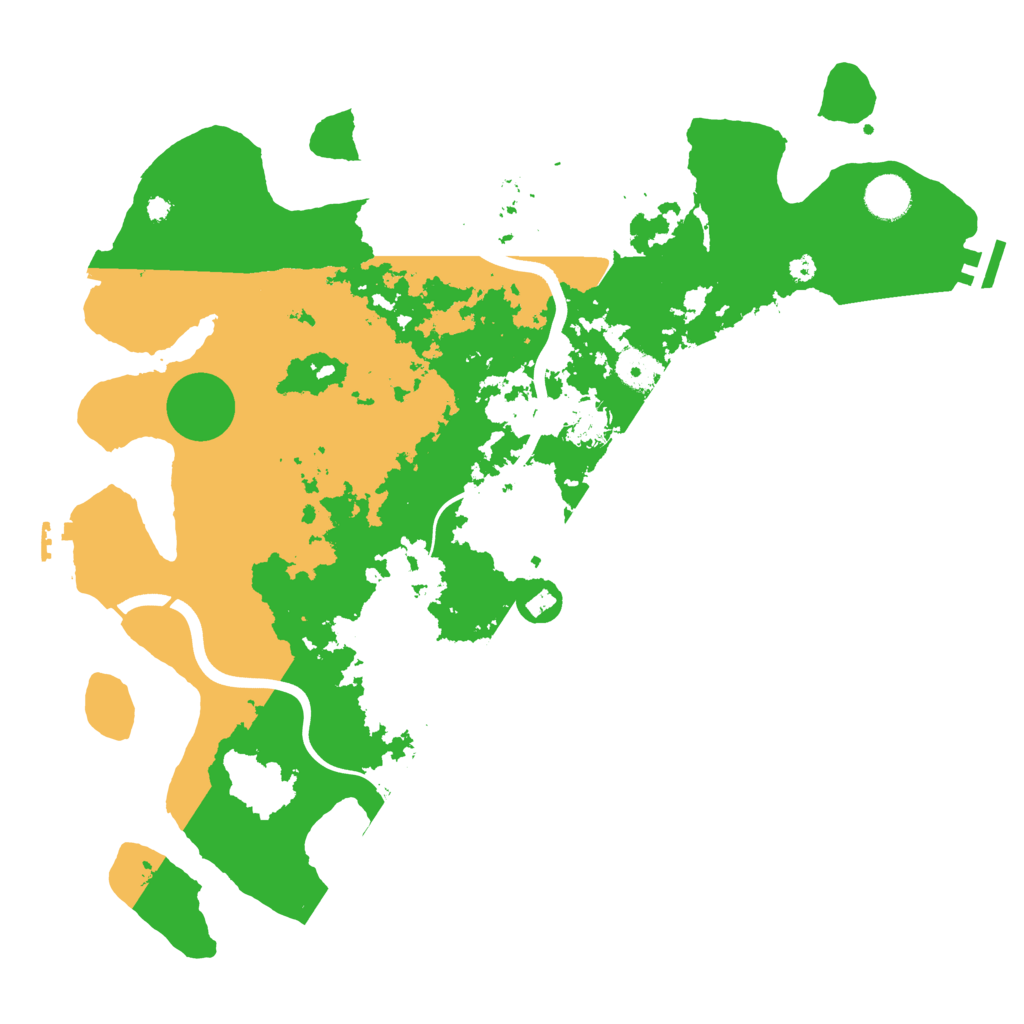 Biome Rust Map: Procedural Map, Size: 3950, Seed: 13937518