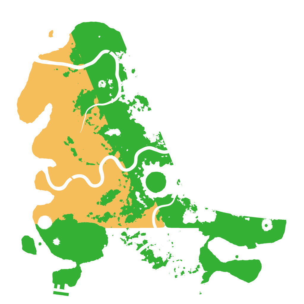Biome Rust Map: Procedural Map, Size: 3950, Seed: 1109171