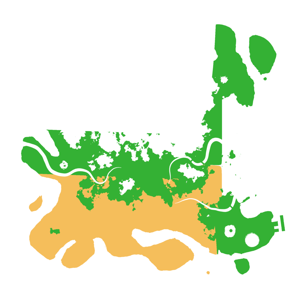 Biome Rust Map: Procedural Map, Size: 3750, Seed: 1760748081