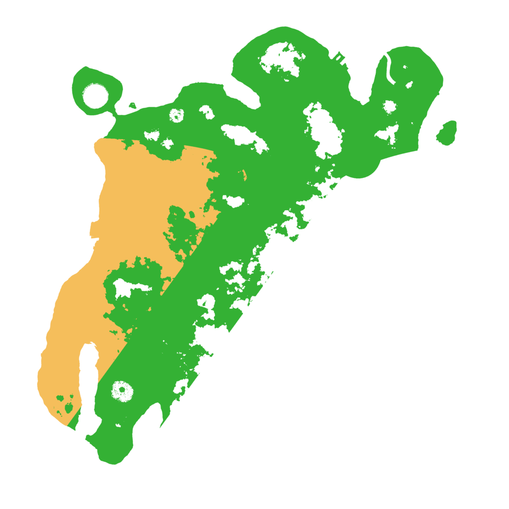 Biome Rust Map: Procedural Map, Size: 3600, Seed: 1233986065