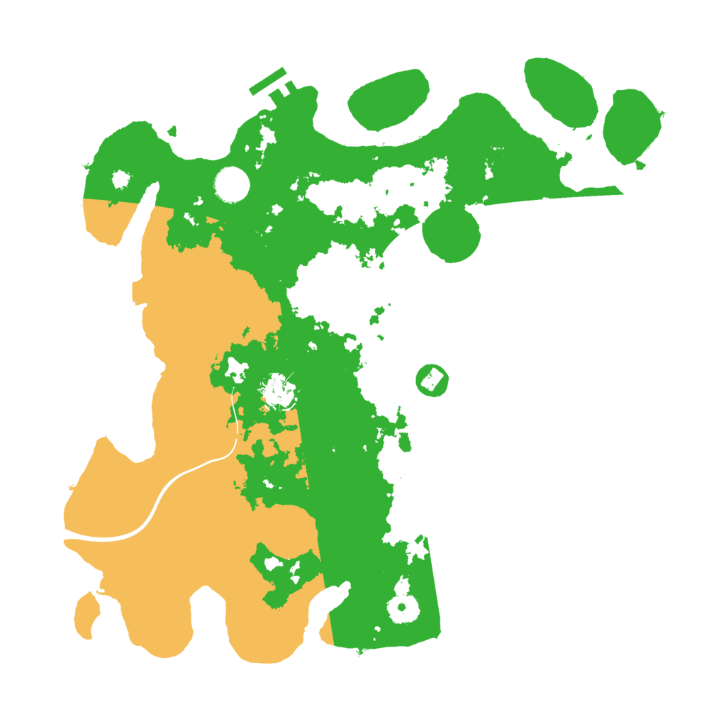 Biome Rust Map: Procedural Map, Size: 3600, Seed: 768563905