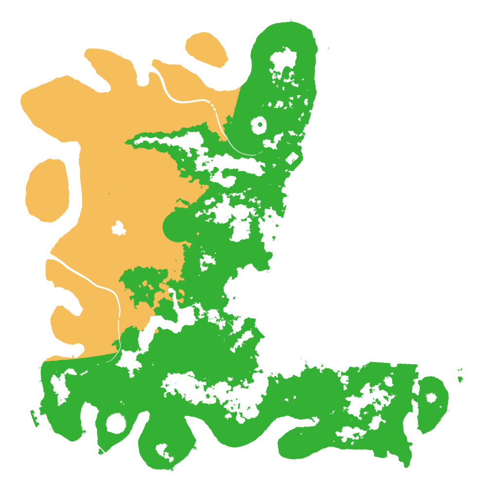 Biome Rust Map: Procedural Map, Size: 4400, Seed: 49409663