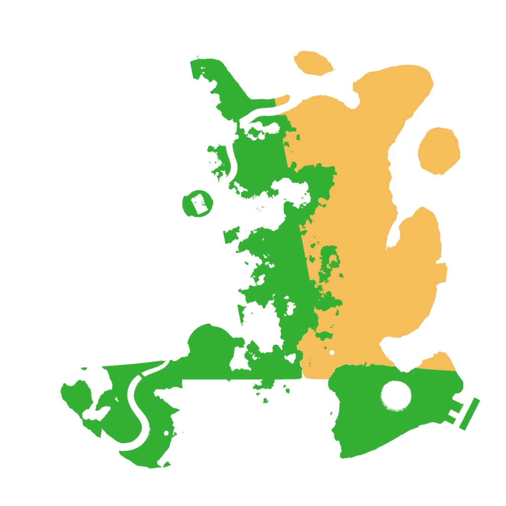 Biome Rust Map: Procedural Map, Size: 3000, Seed: 116415035