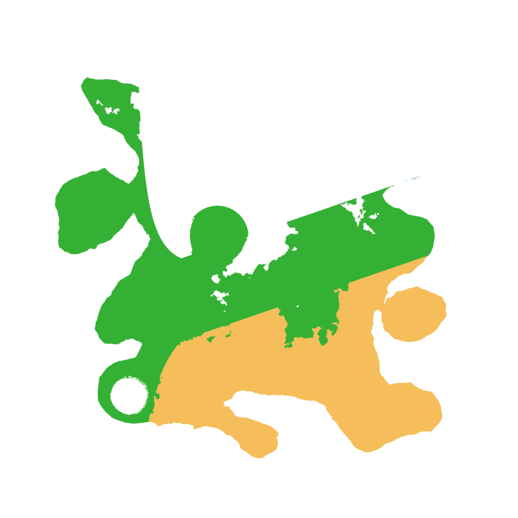 Biome Rust Map: Barren, Size: 2500, Seed: 1217165598