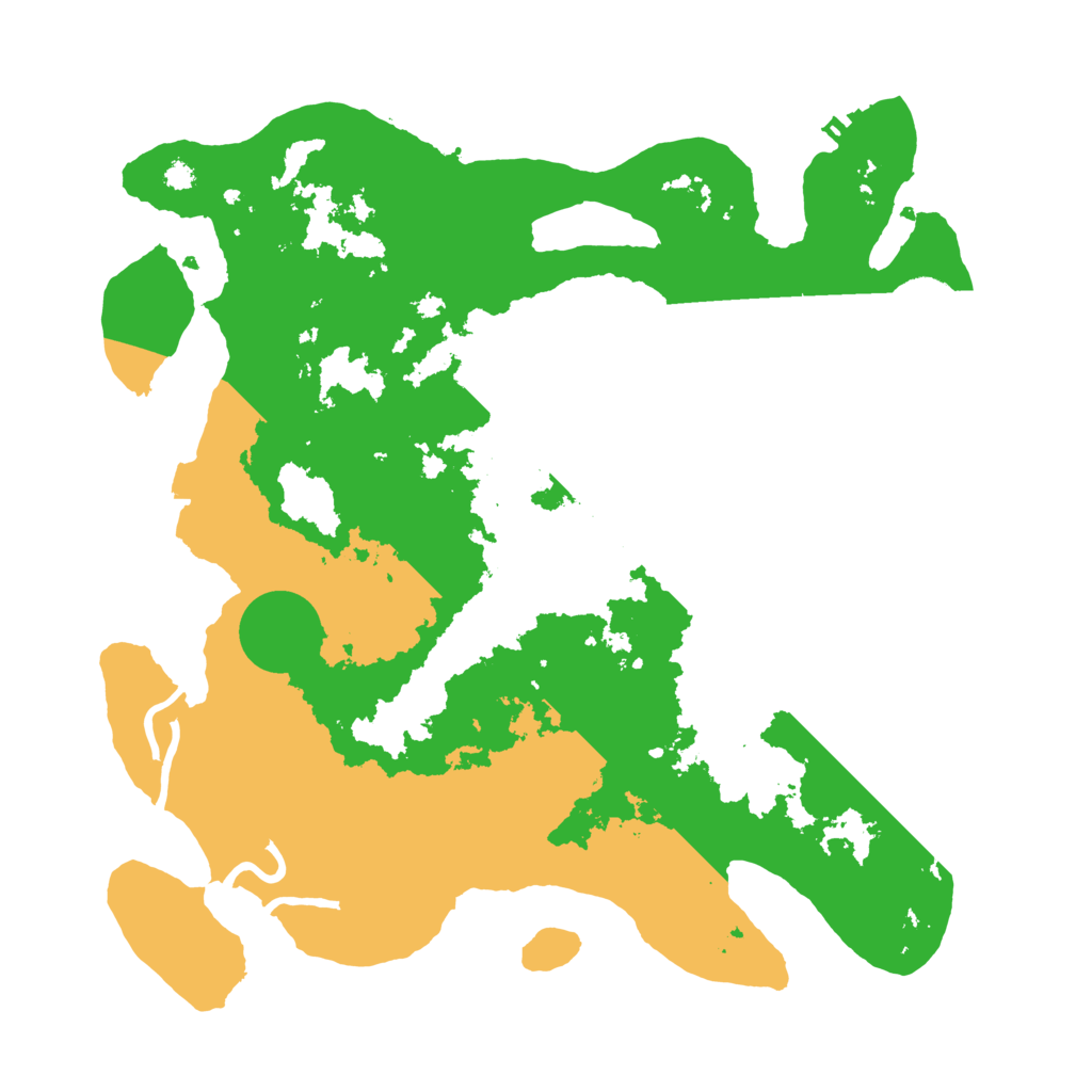 Biome Rust Map: Procedural Map, Size: 3500, Seed: 569567047