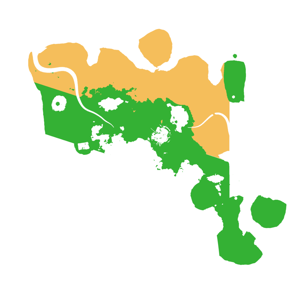 Biome Rust Map: Procedural Map, Size: 3000, Seed: 1699805537