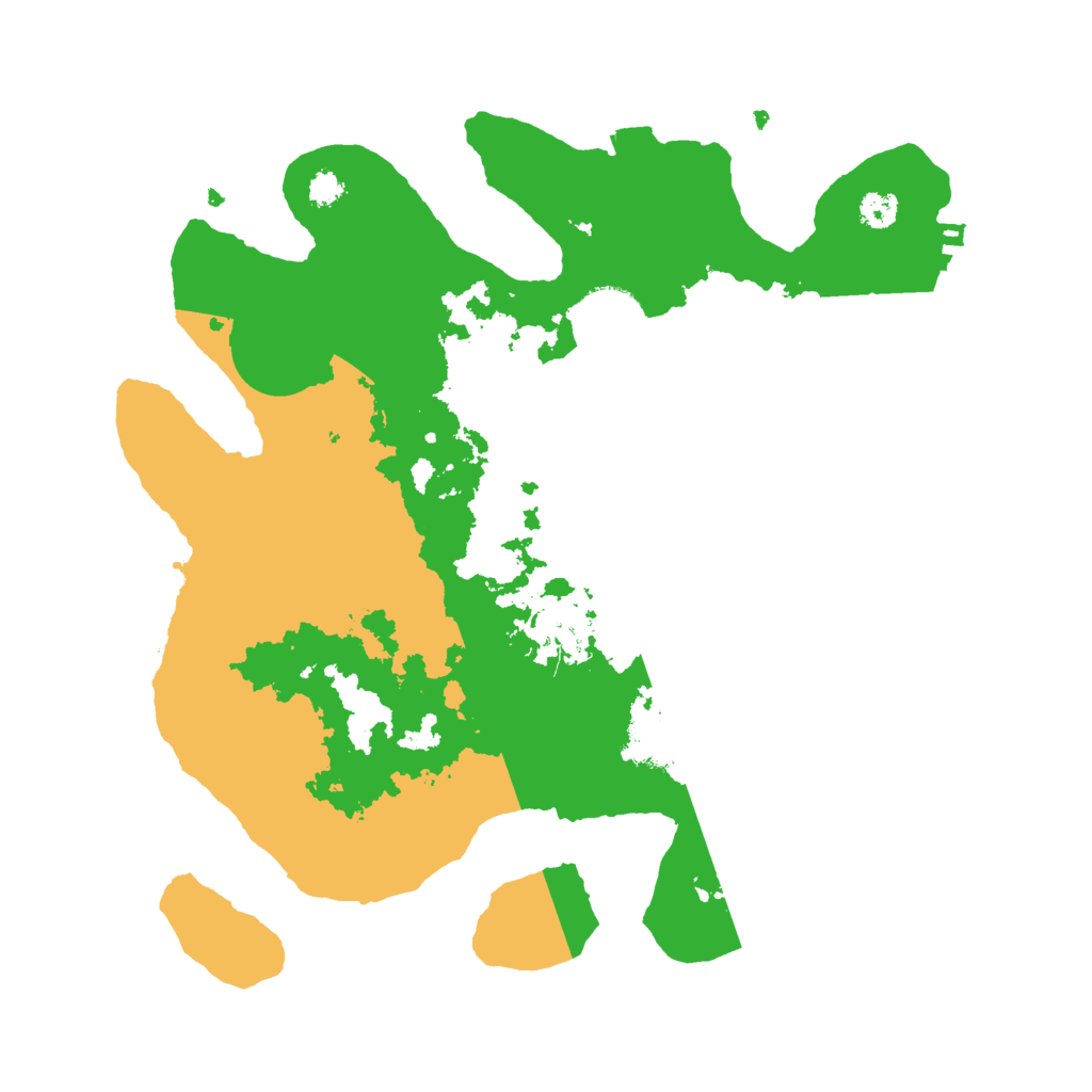 Biome Rust Map: Procedural Map, Size: 3000, Seed: 49917