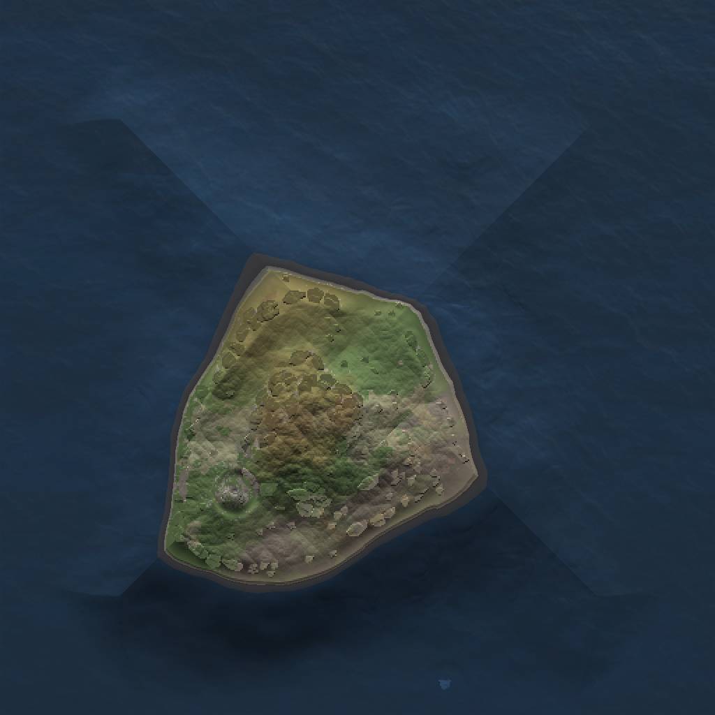 Rust Map: Procedural Map, Size: 1000, Seed: 23936376, 3 Monuments