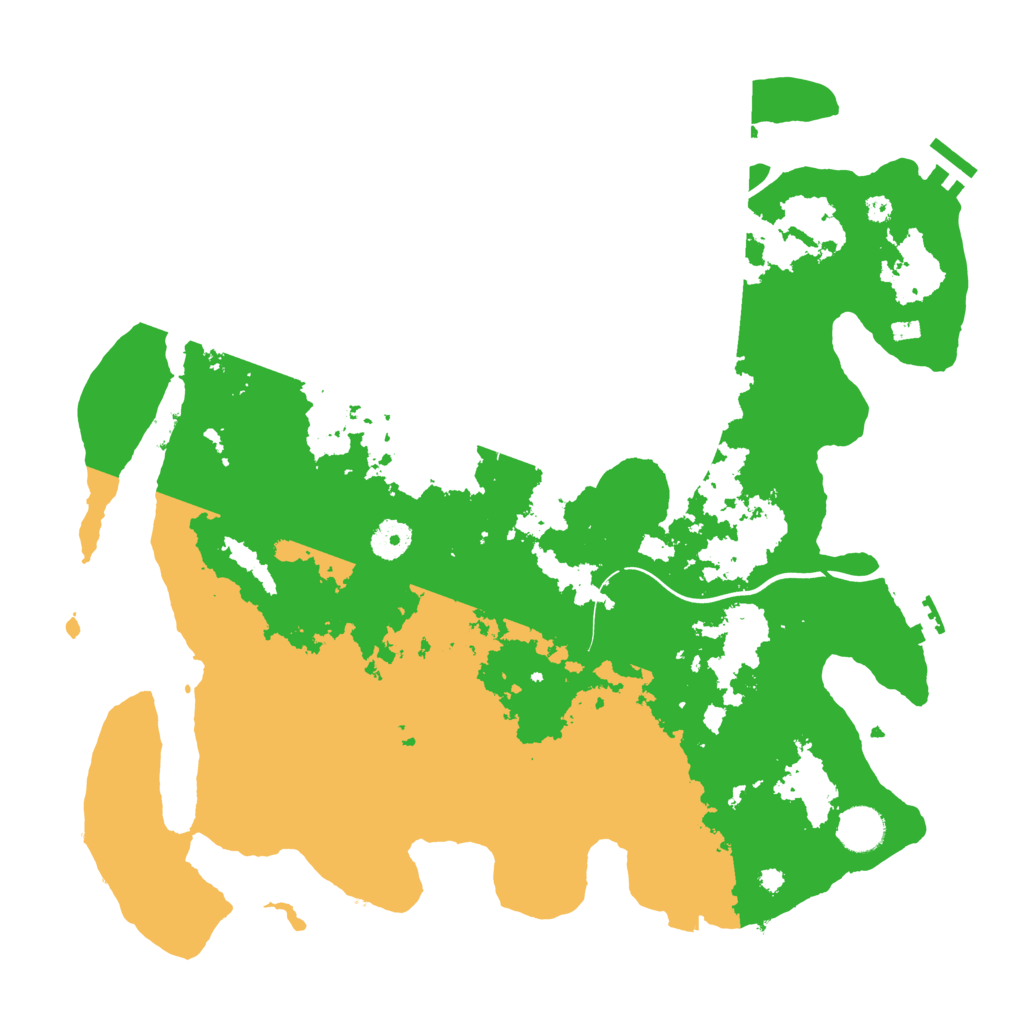 Biome Rust Map: Procedural Map, Size: 3900, Seed: 41652989