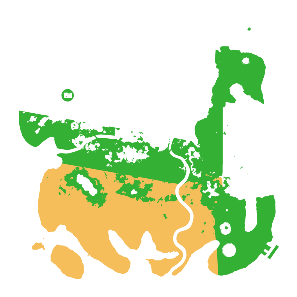 Biome Rust Map: Procedural Map, Size: 3850, Seed: 57589282