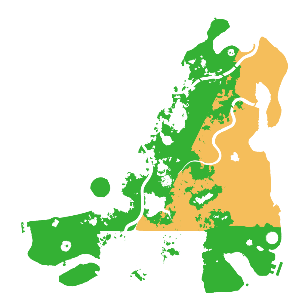 Biome Rust Map: Procedural Map, Size: 4400, Seed: 21701679