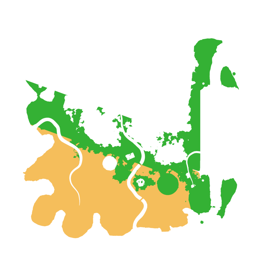Biome Rust Map: Procedural Map, Size: 3400, Seed: 93039724