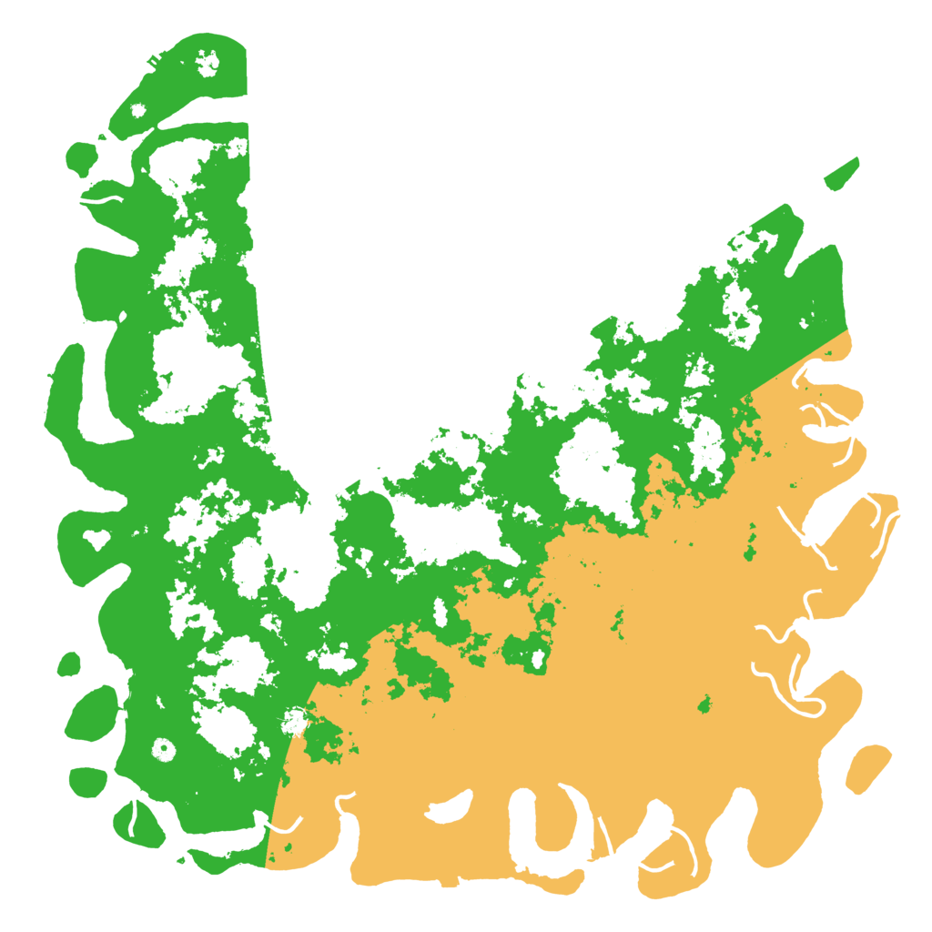 Biome Rust Map: Procedural Map, Size: 6000, Seed: 951852