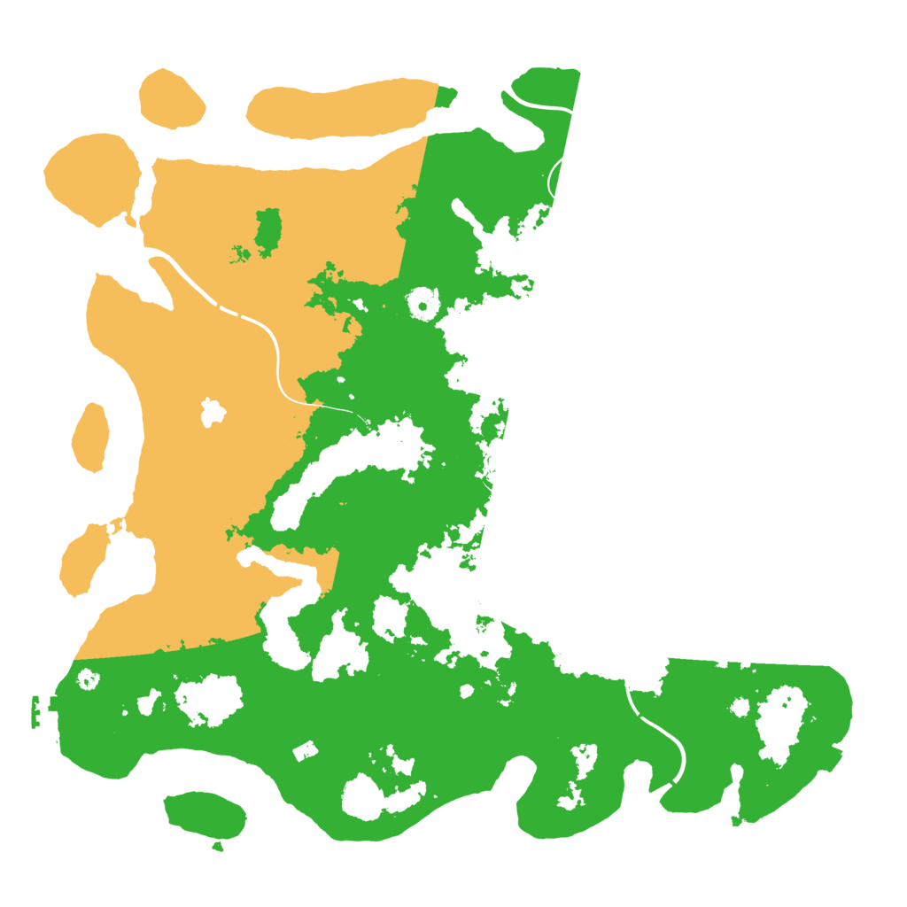 Biome Rust Map: Procedural Map, Size: 4250, Seed: 91649532