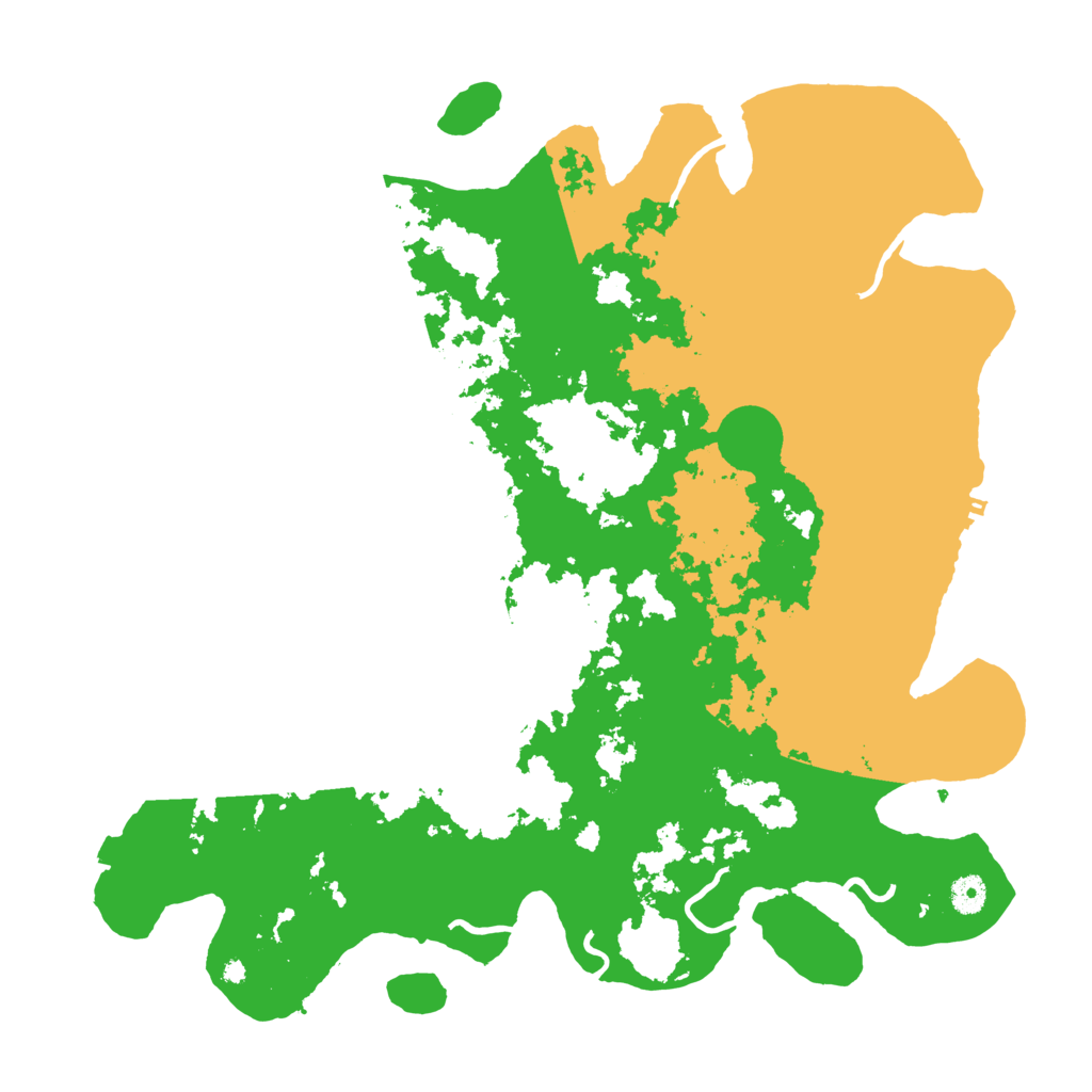 Biome Rust Map: Procedural Map, Size: 4400, Seed: 50826036