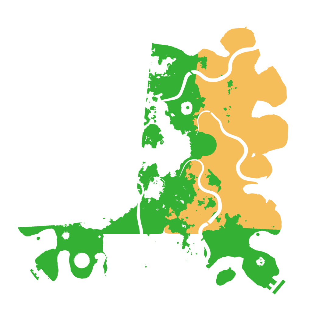 Biome Rust Map: Procedural Map, Size: 3750, Seed: 70810880