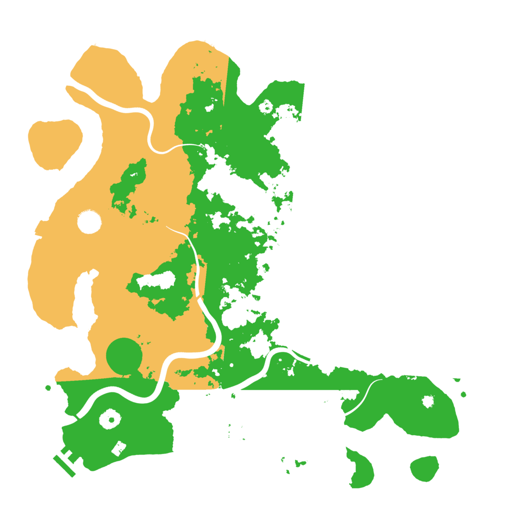 Biome Rust Map: Procedural Map, Size: 3850, Seed: 43099520