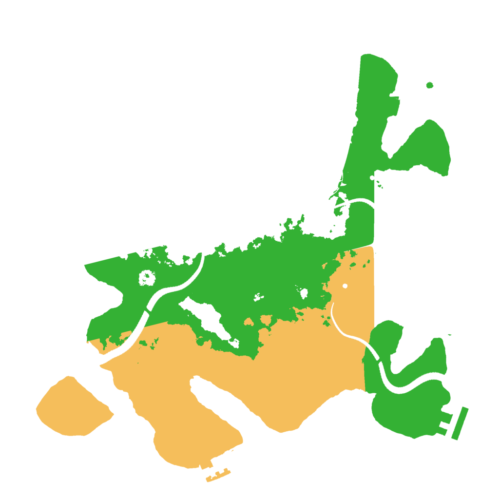 Biome Rust Map: Procedural Map, Size: 3000, Seed: 1410673940